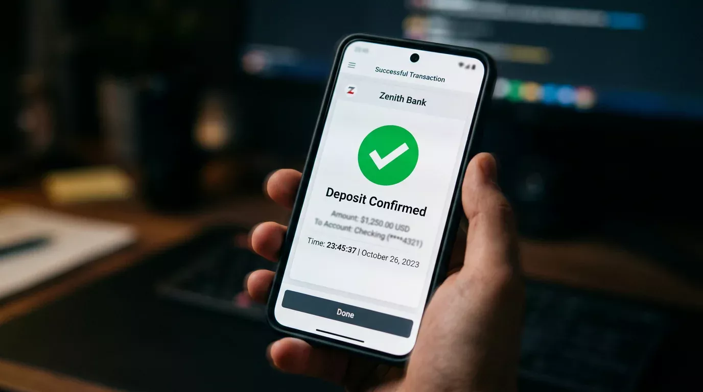 Pantalla de móvil mostrando un depósito instantáneo con Bizum en un casino online